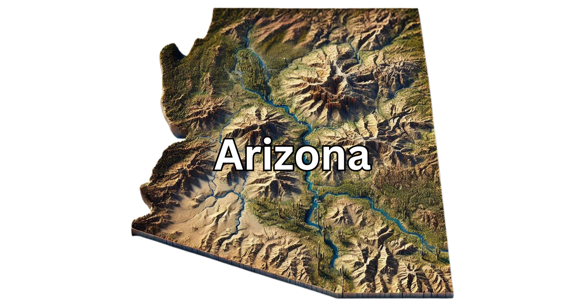 Arizona map