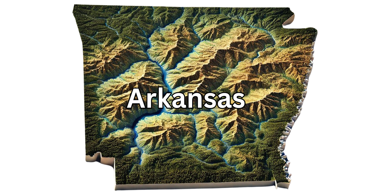 Arkansas map