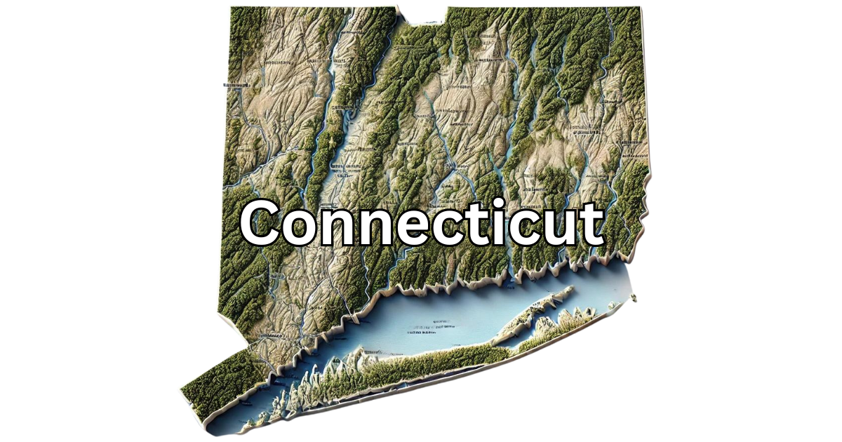 Connecticut map