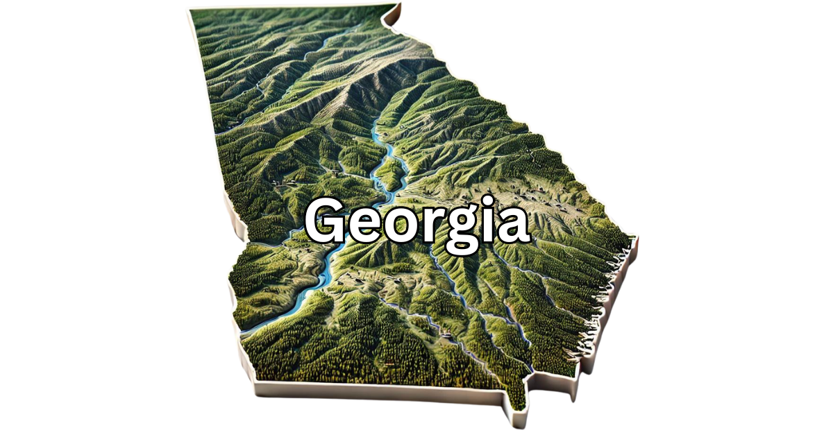 Georgia map