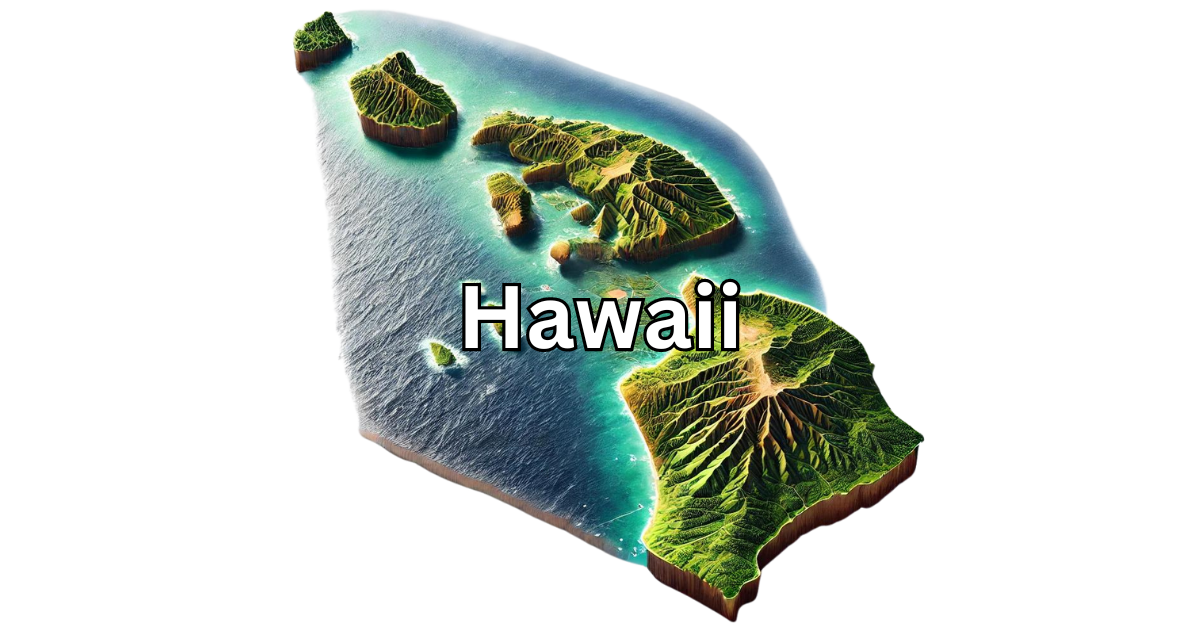 Hawaii map
