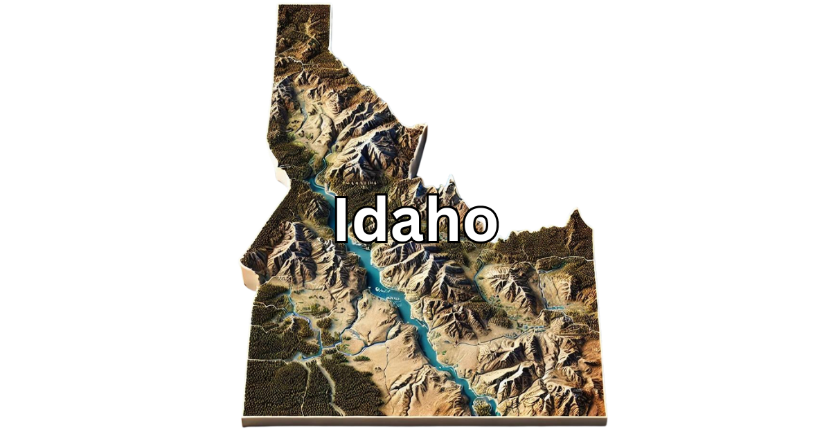 Idaho map