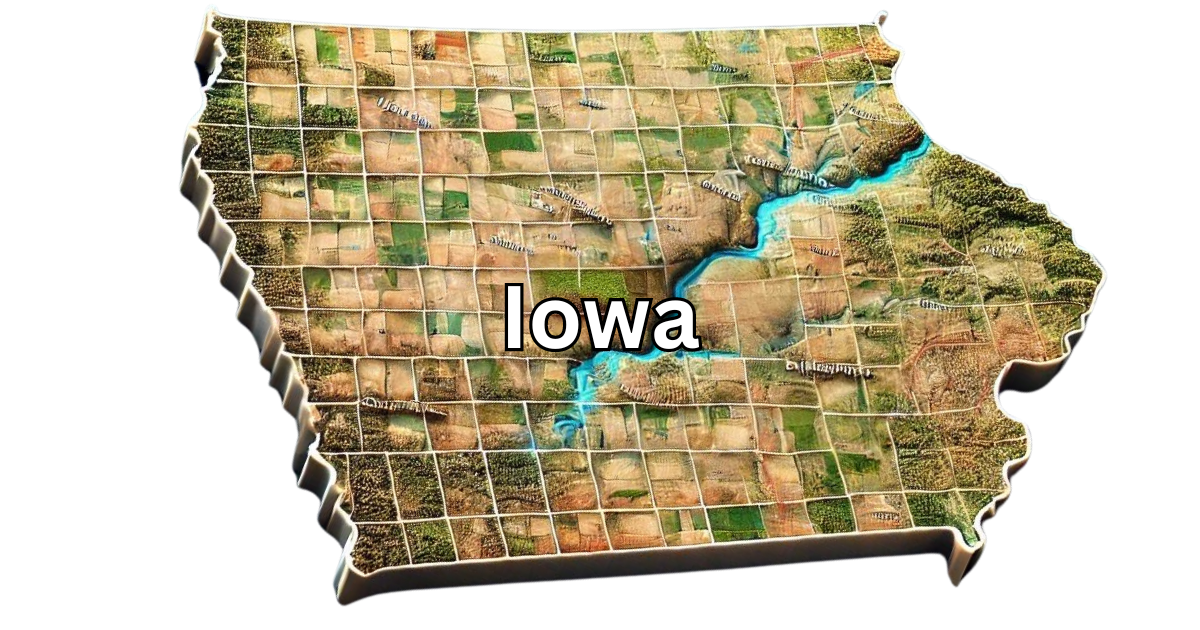 Iowa map