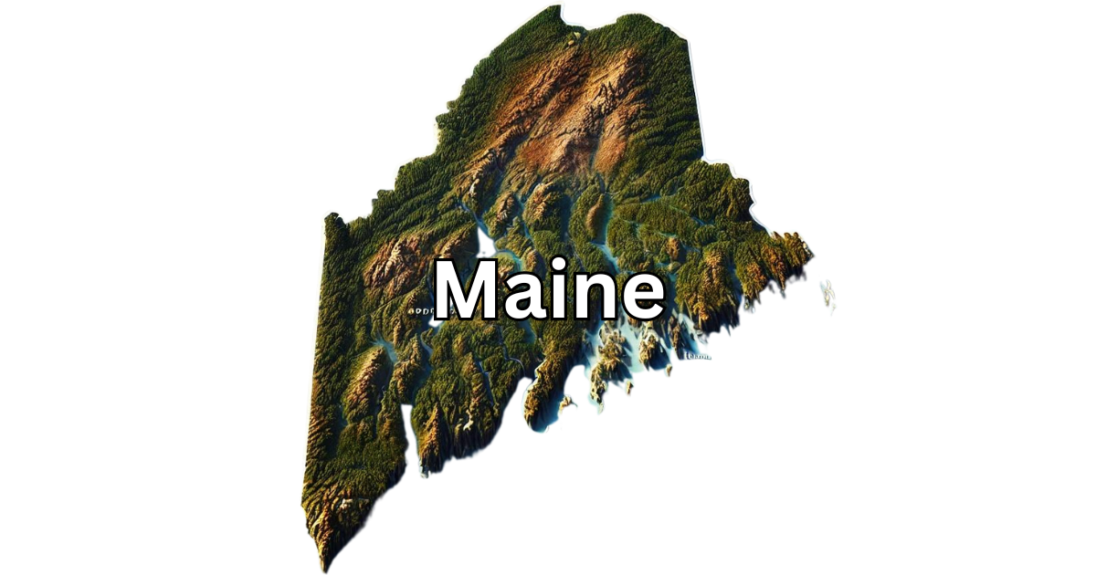Maine map