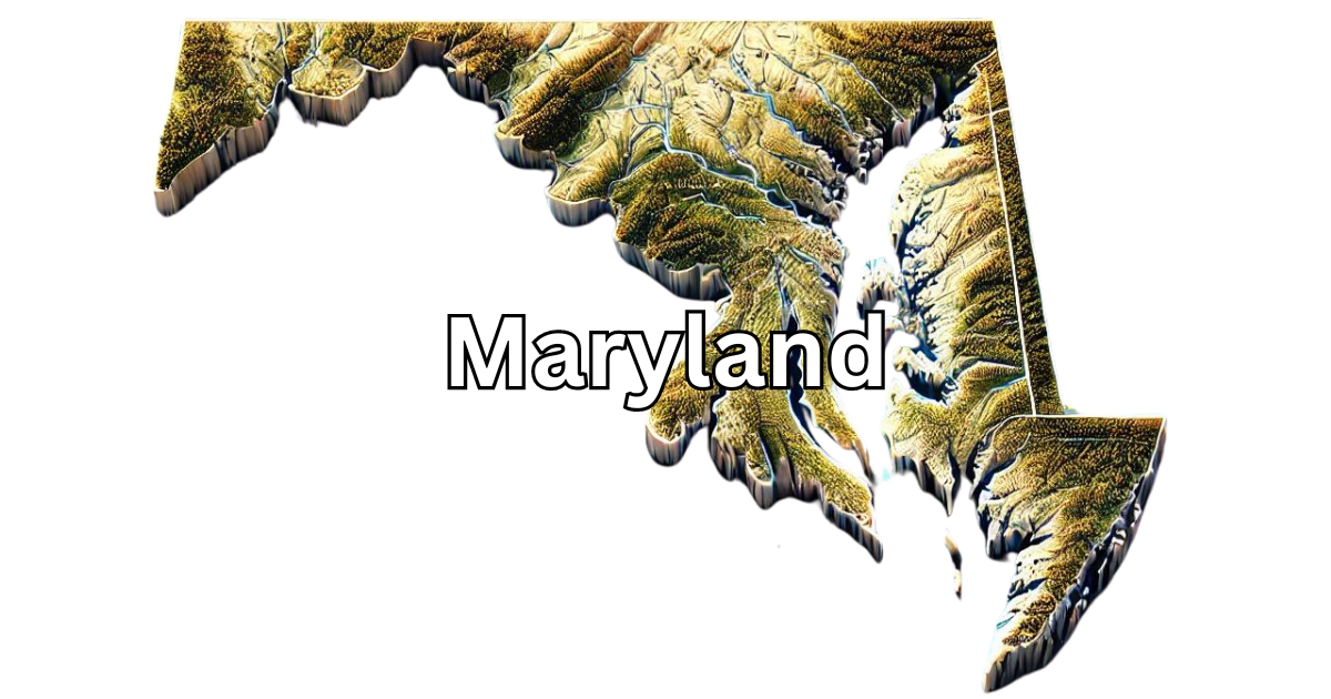 Maryland map