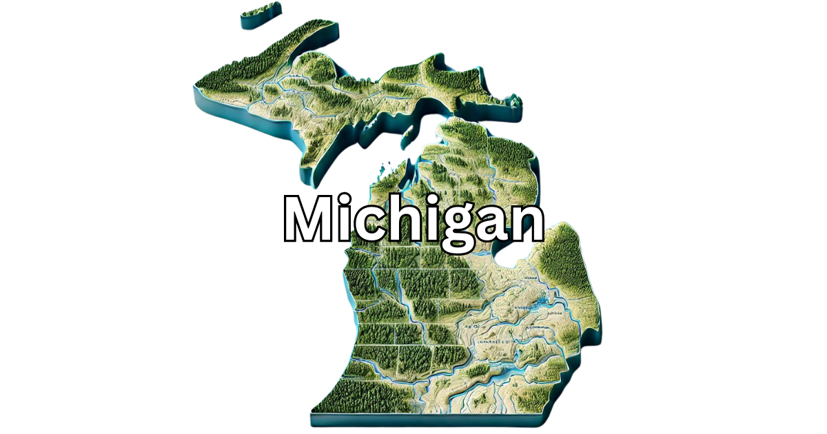 Michigan map