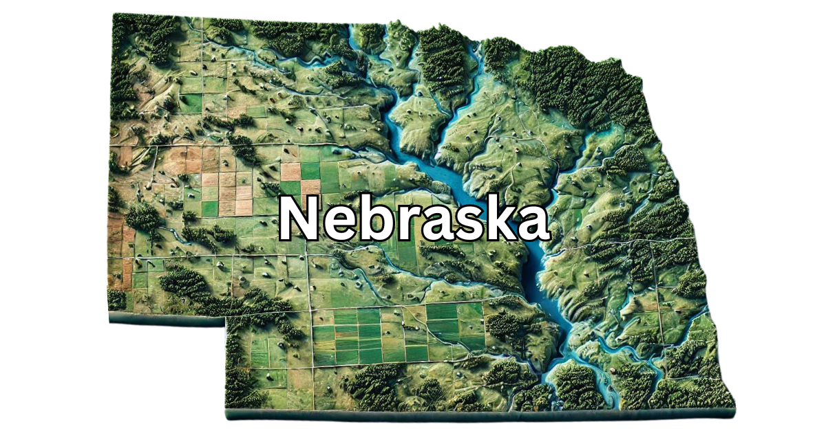 Nebraska map