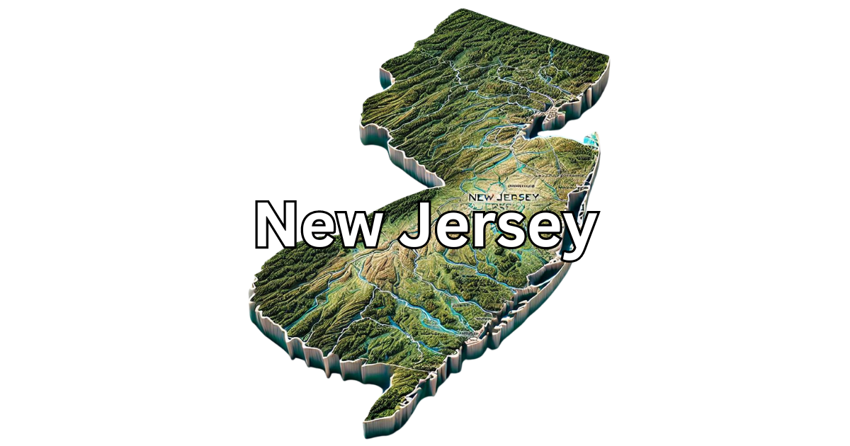New Jersey map