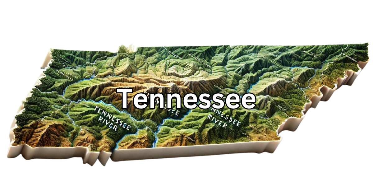 Tennessee map