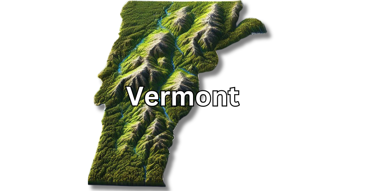 Vermont map