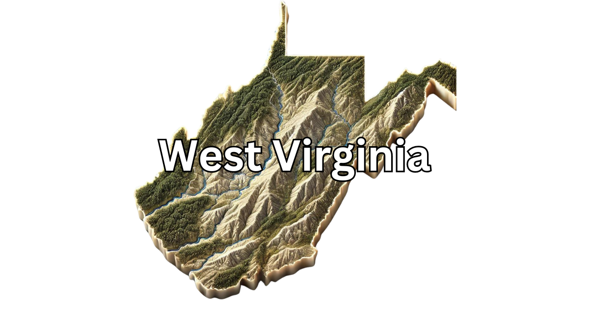 West Virginia map