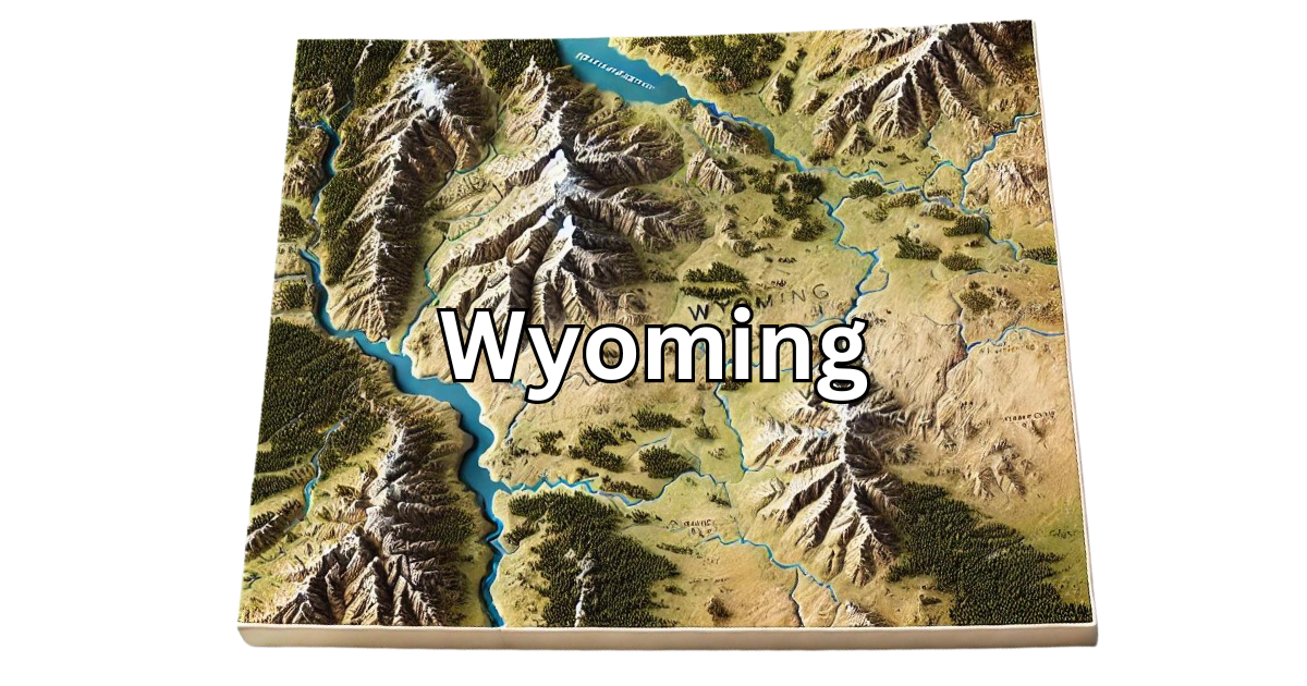Wyoming map