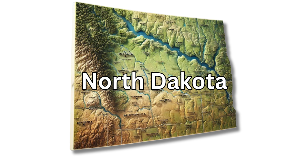 North Dakota Map